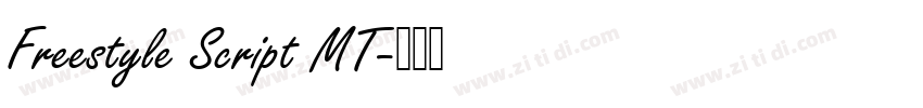 Freestyle Script MT字体转换